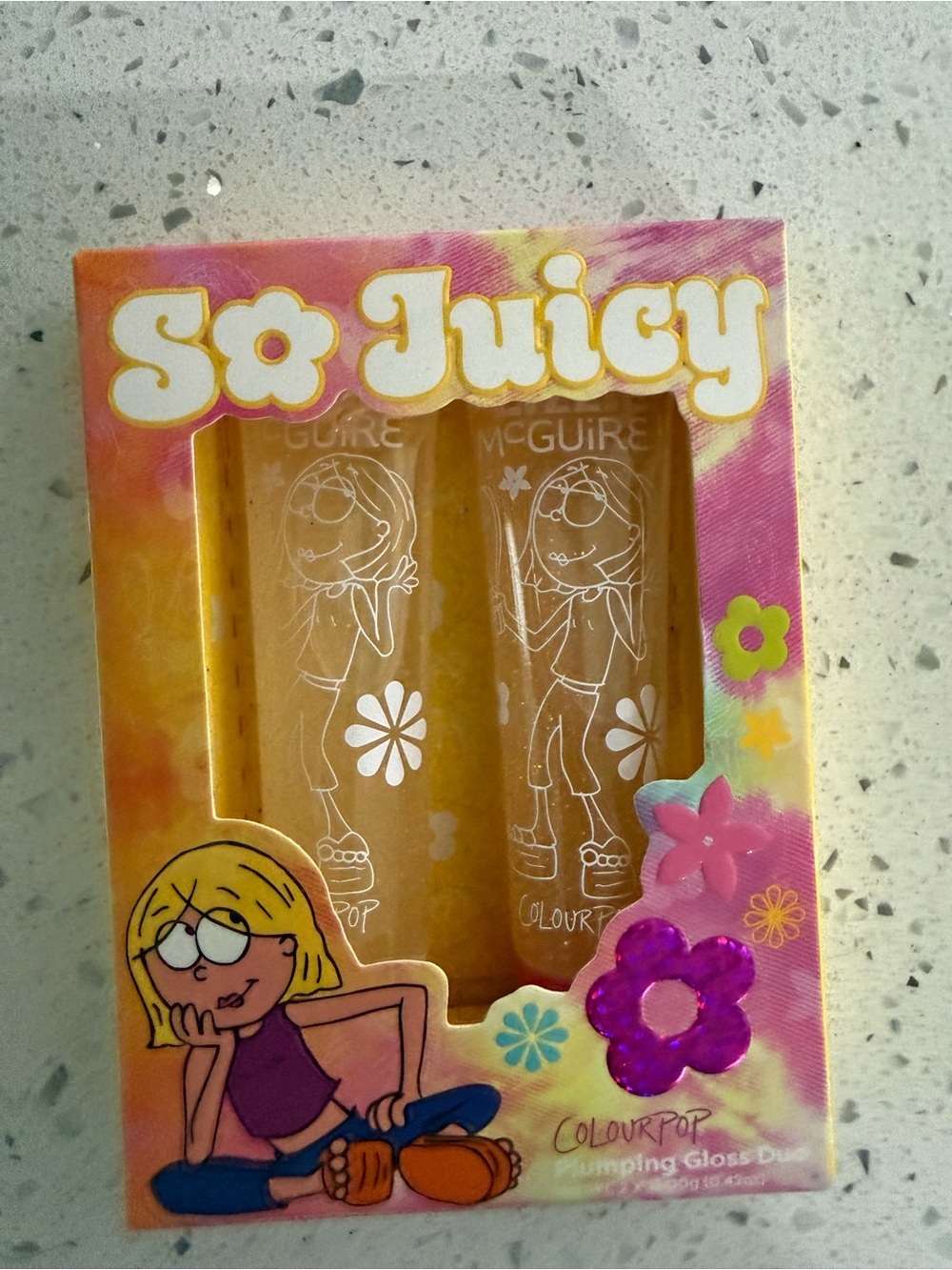 ColourPop Dear Diary Plumping Gloss Duo in Pink & Yellow-Orange